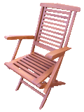 Oiled Teak Folding Chair 1012