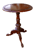 Carved Round Mahogany Table 1014