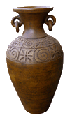 Large Venitian Style Carved Vase 1019