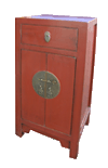 Red Chinese Lacquered Cabinet 1031