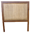 Teak and Rattan Headboard (Twin) 1033