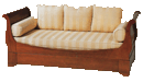 Sleigh Trundle Bed - Twin 1038-sleigh, trundle, bed, sofa, hideaway, pull-out, day bed