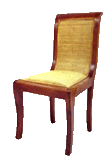 Teak and Rattan Dining Chair 1041