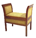 Teak and Rattan Bench Seat 1052