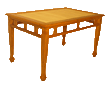 Bamboo and Teak Dining Table 1071
