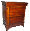 Large Teak Bedside Table 1083