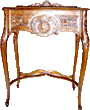 Carved Mahogany Table - 1099
