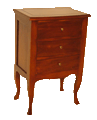 Three Drawer Mahogany Side Table 1106