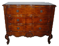 Carved Mahogany Dresser 1115