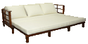 Teak Futon - King - 1127