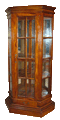 Mirrored Glass Cabinet - 1140