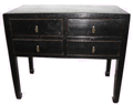 Antique Black Lacquer Table - 1160