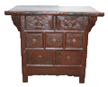 Antique Chinese Cabinet With Drawers - 1179