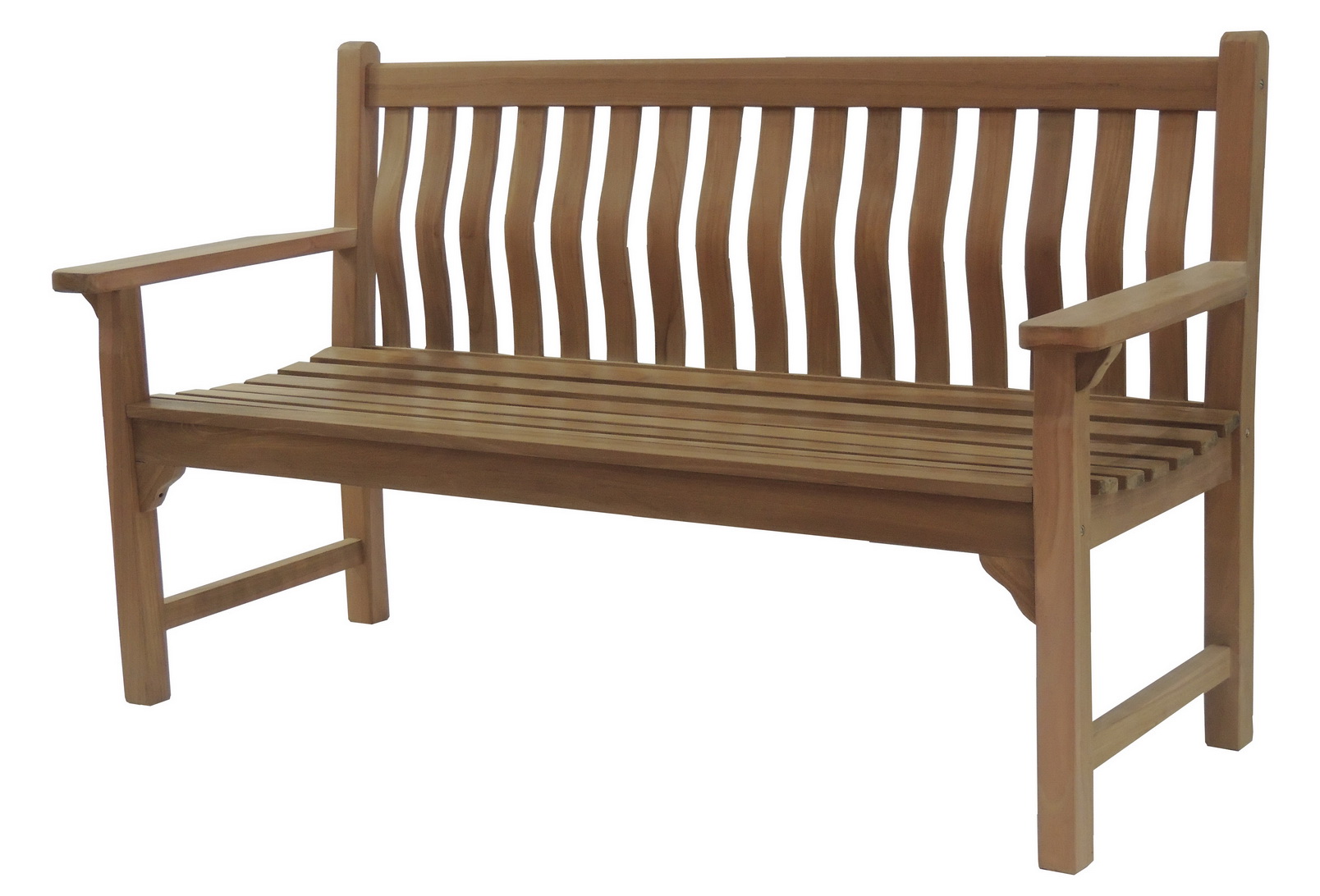 Wave Back Garden Bench