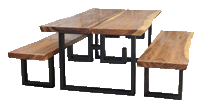 FLSH-TP VERC TABLE + BENCH