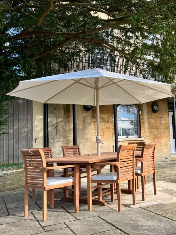 Rectangular Teak Garden DinningSet 1