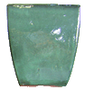 Teal Square Pot